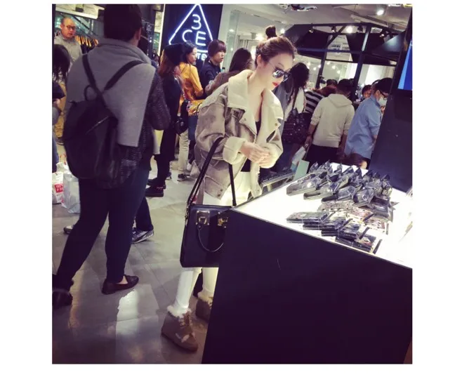 Harajuku зимняя Хлопковая женская одежда новая Корейская свободная хлопковая лакированная овечья шерсть куртка L204