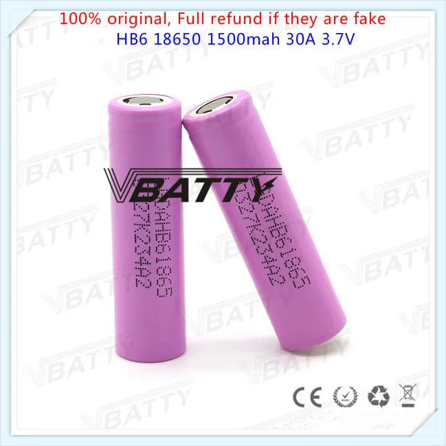 Оригинал Корея hb61865 3 7 v для lg hb6 1500mAh 30A Высокая сливная батарея розовый LG HB6