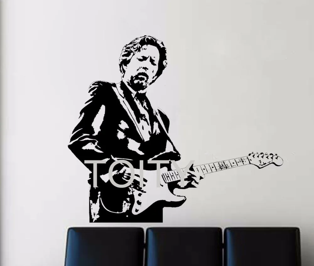 Настенные стикеры Eric Clapton рок и блюз гитарист музыка виниловые наклейки