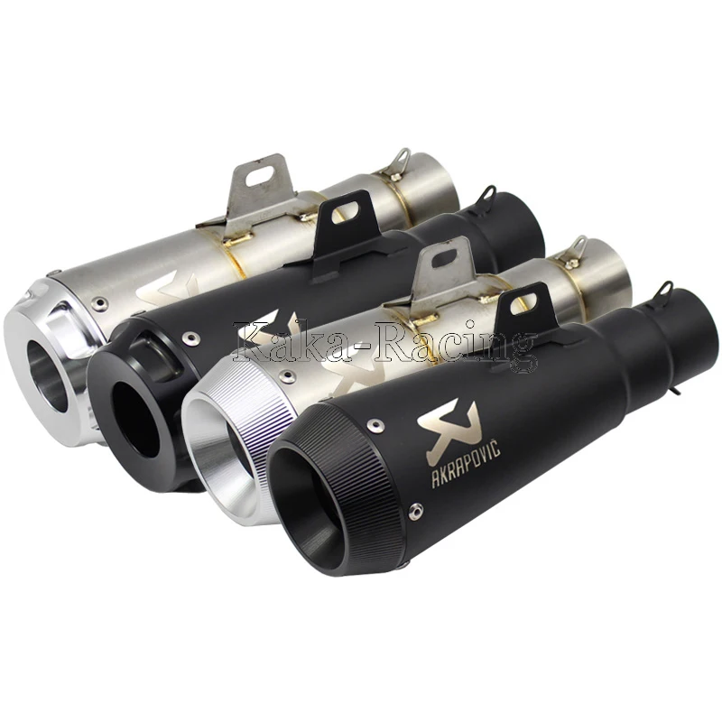 ID 51 мм Универсальный мото rcycle глушитель труба Лазерная Akrapovic Escape moto с DB Killer Z250 Z400