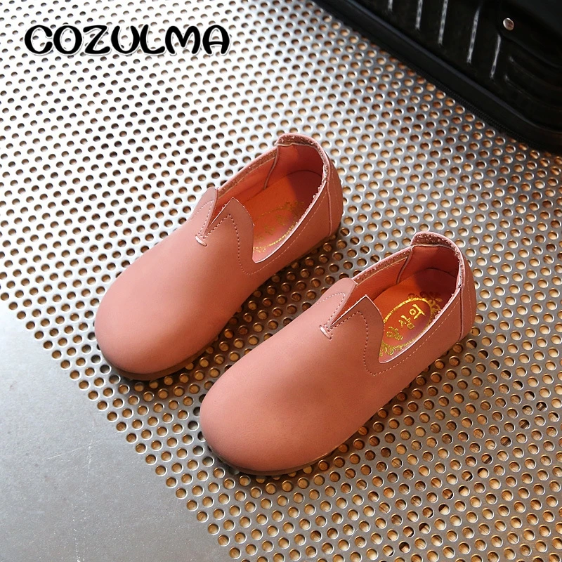 COZULMA Spring Style Kids Shoes For Girls Prinecss Children Flat Sneakers Casual Leather High Quality | Детская одежда и обувь
