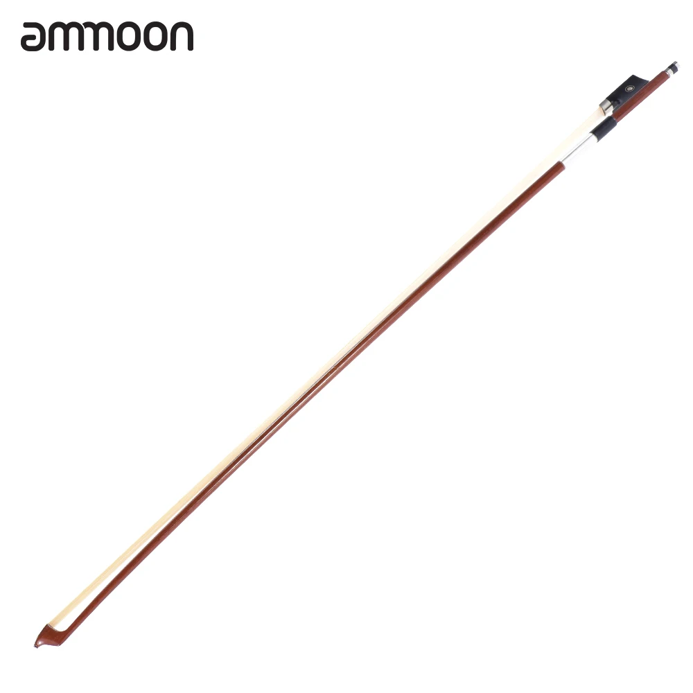 ammoon 4/4 Full Size Violin Fiddle Well Balanced Brazil Wood Circle Style Bow Exquisite Horse Hair Ebony | Спорт и развлечения