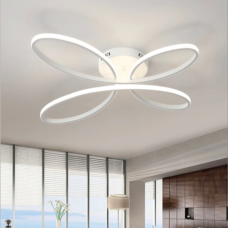 Светодиодная люстра акриловая алюминиевая для спальни гостиной|led modern chandelier|led