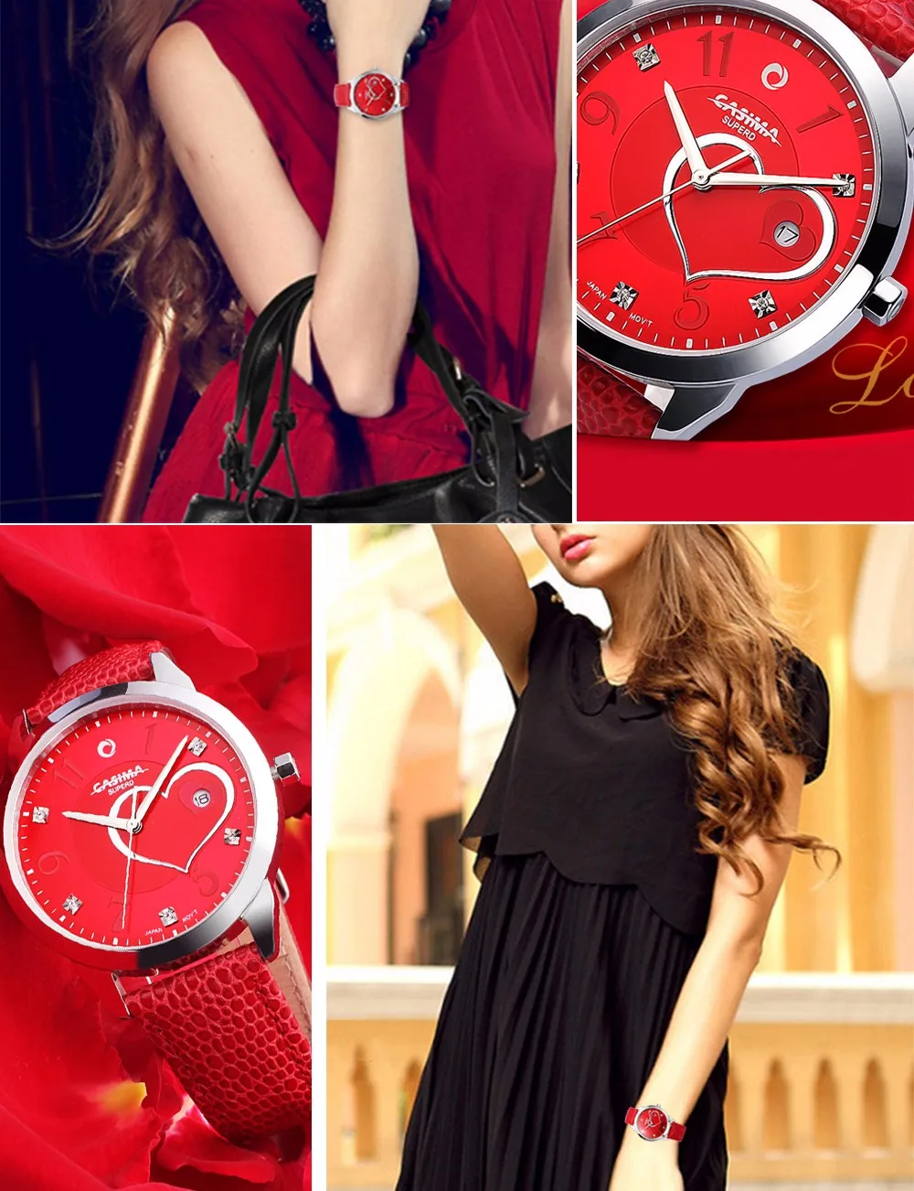 Reloj Mujer CASIMA люксовый бренд бриллианты горный хрусталь Роскошный Повседневный Женский кварцевый Кожаный ремешок водонепроницаемый Montre Femme