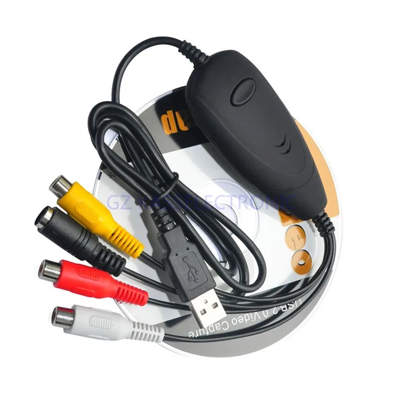 2017 Новый ПК USB 2 0 устройство видеозахвата для игровой коробки RCA к USB2.0 Бесплатная