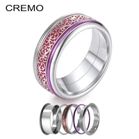 cremo boho stainless steel rings lover arctic symphony collection female bijoux bague free box