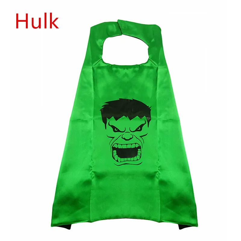 Hulk 70*65 см Marvel Мстители Фигурка Человека-паука, Халка, Бэтмена, Железного человека, Капитана Америки, Тора, Росомахи, плащ, вечерние реквизиты - Цвет: Hulk