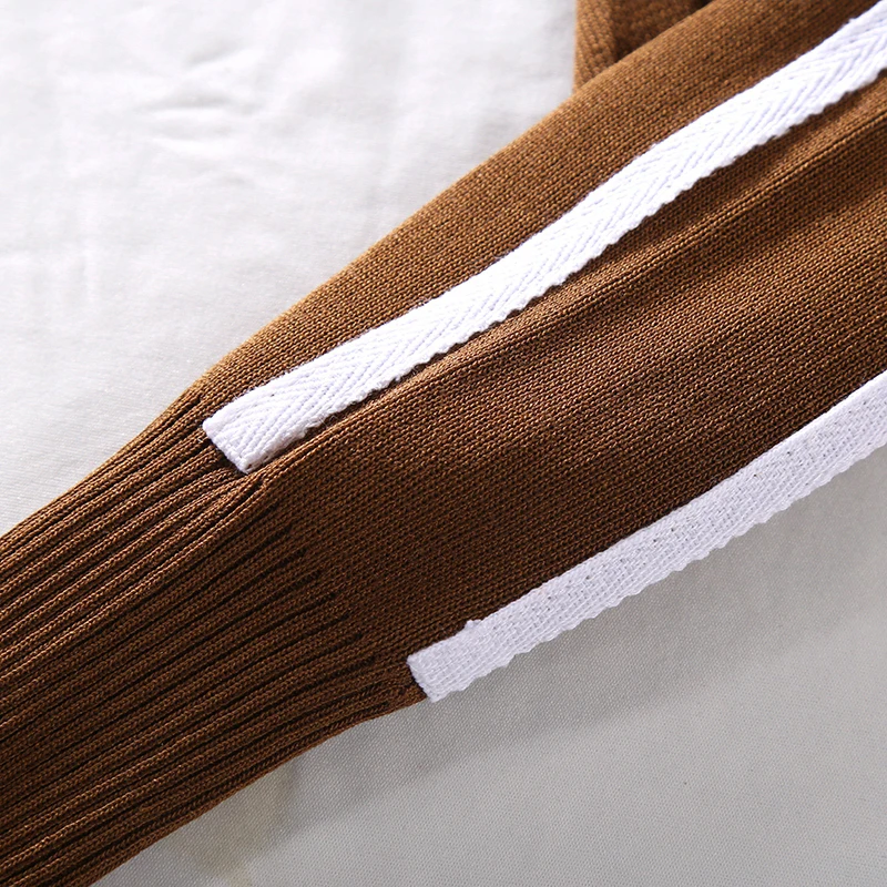 Autumn Knitted Harem Pants Women Women's Drawstring Wide Leg Pants Outdoor Comfy Casual Elastic Waist Pants with Pockets