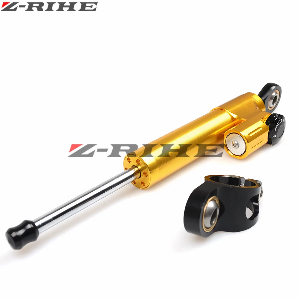 CNC демпфер руля StabilizerLinear Обратный контроль безопасности для honda yamaha Kawasaki z750 Suzuki