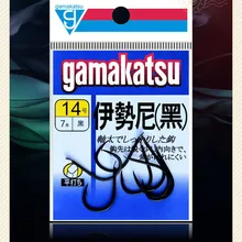 Высокое качество Япония Gamakatsu черные колючие крючки Высокоуглеродистая сталь крючки супер носимые острые антикоррозионные крючки для ловли карпа