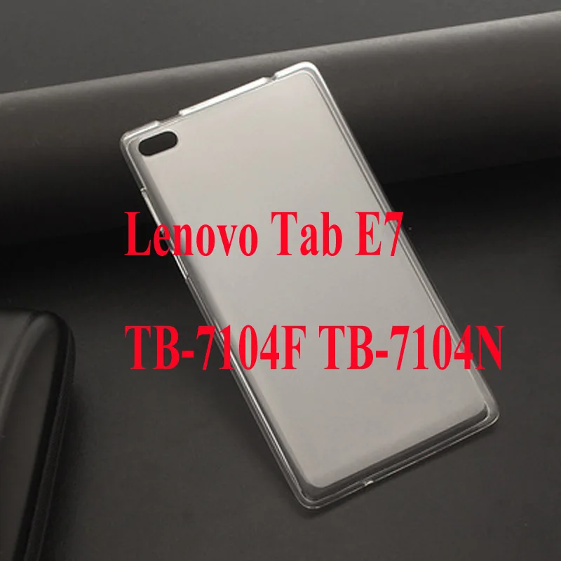 TPU Чехол для lenovo Tab E7 E 7 TB-7104F TB-7104, 7,0 дюймов, сверхпрочный чехол 2 в 1, Гибридный Прочный чехол для планшета+ пленка+ ручка - Цвет: TPU