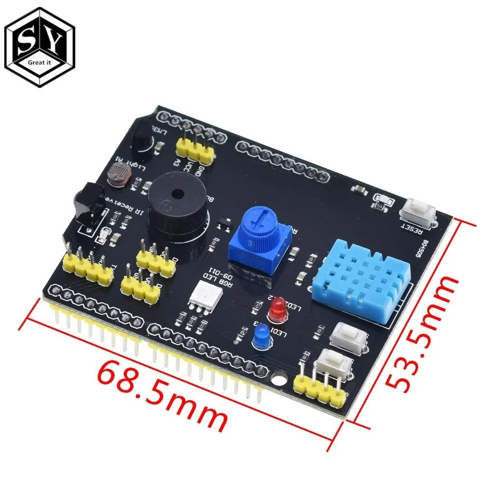 DHT11 LM35 датчик температуры и влажности Многофункциональный расширительный