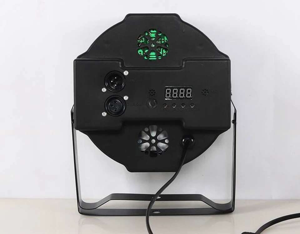 4 шт./светодиодный плоский сценический светильник Par 3 в 1 rgb 18 светодиодов Вт RGB