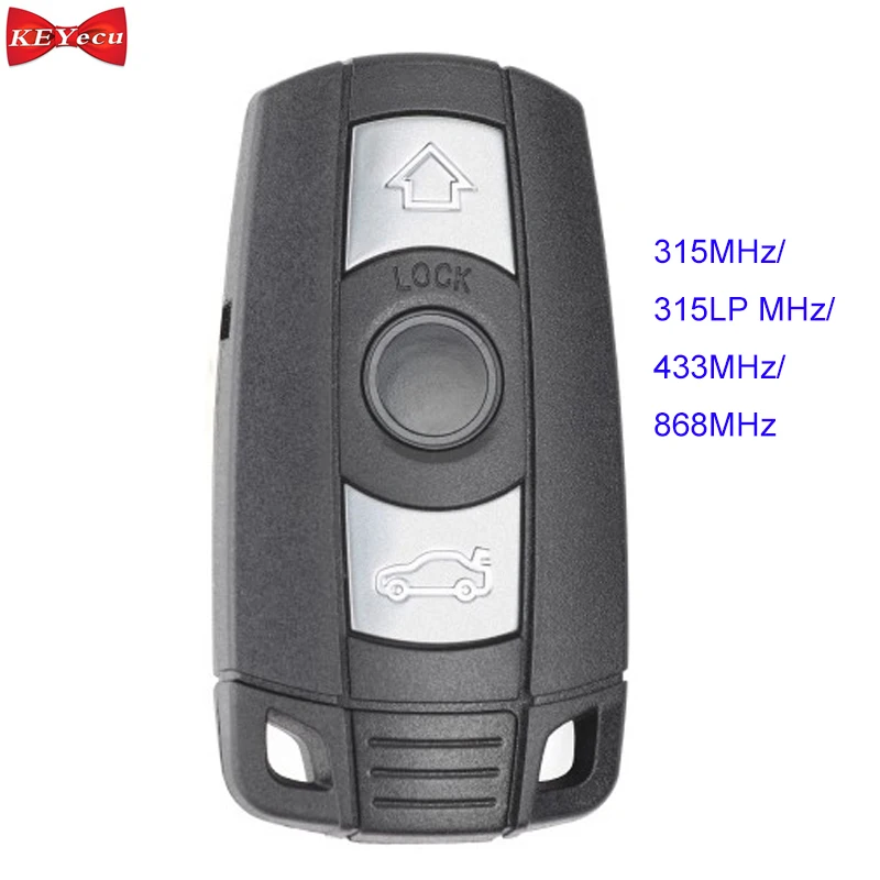 KEYECU Smart Remote Key 3 кнопки 315 МГц/433 МГц/868 МГц/315LP PCF7953 для BMW CAS3 + 1 5 7 Series X5 X6 Z4 (KYDZ)|Ключ от