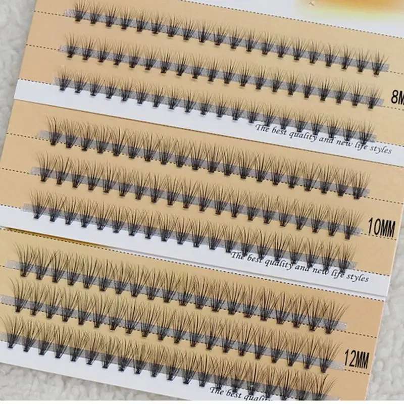 New Natural Long Black Individual False Eyelashes 8mm 10mm 12mm 14mm Available Eye Lash Extension Makeup Tool | Красота и здоровье