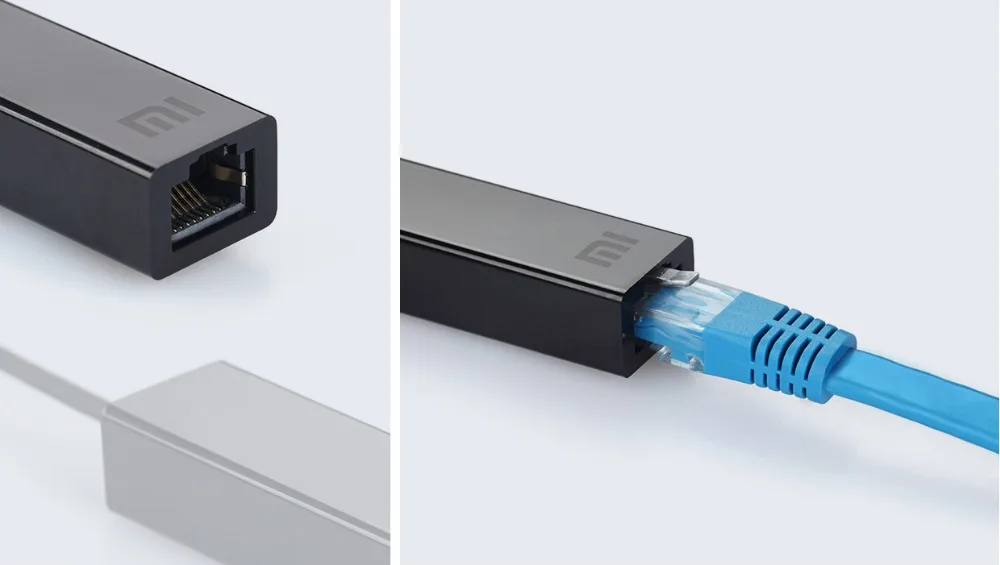 Оригинальный Xiaomi USB для RJ45 Внешняя Ethernet карта lan адаптер 10/100 Мбит/с xiaomi TV BOX 3 Pro 3s Mac