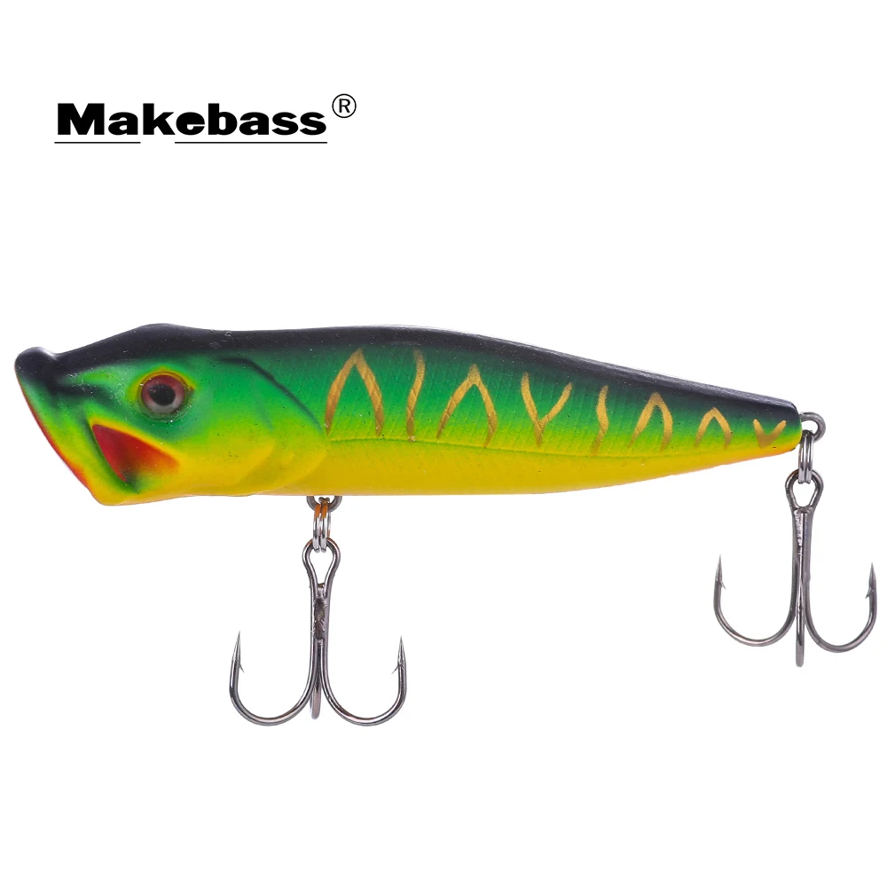 Makebass 3.46in/0 44 oz Воблер Поппер рыболовная приманка волна скалолазание Swimbait ABS