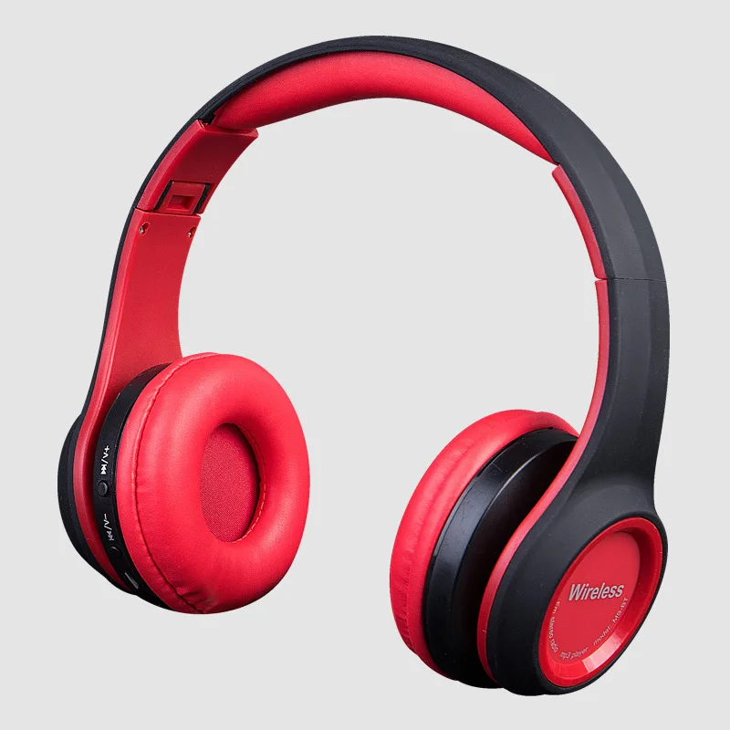 Стерео bluetooth наушники Музыкальная гарнитура поддержка sd карты с fm