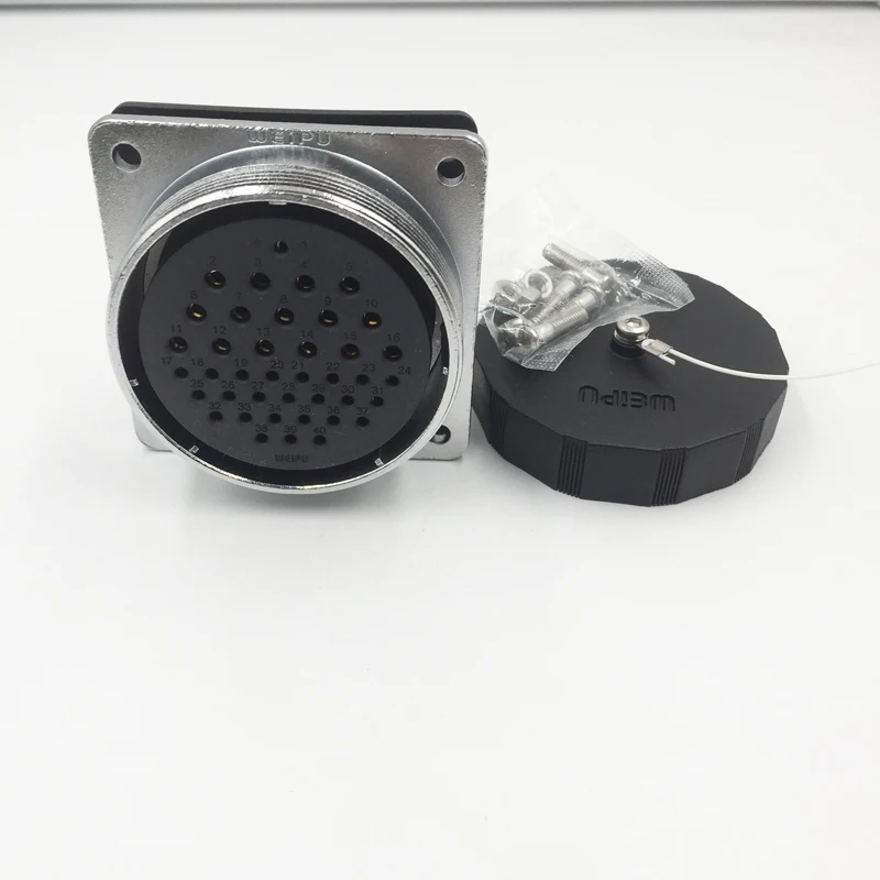 Разъем Weipu WS55 Z 4 гнезда 7 40 53 61 контактный WS55 женский квадратный фланец гнездо питания