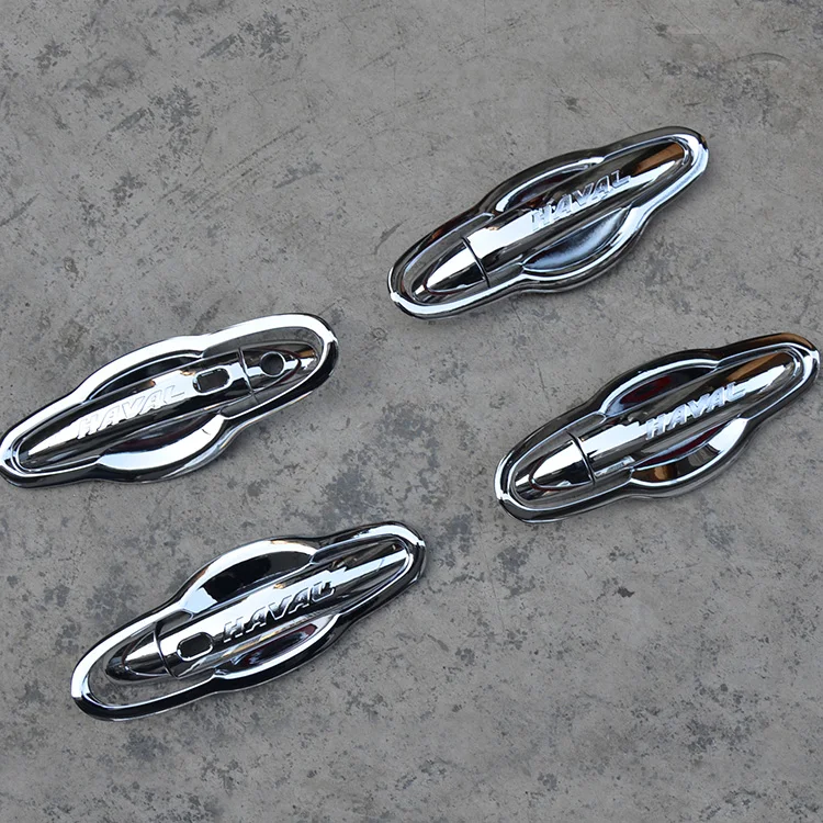 

ABS plating Door Handle Bowl Door handle Protective covering Cover Trim for 2015 Great Wall Haval H2 Car styling