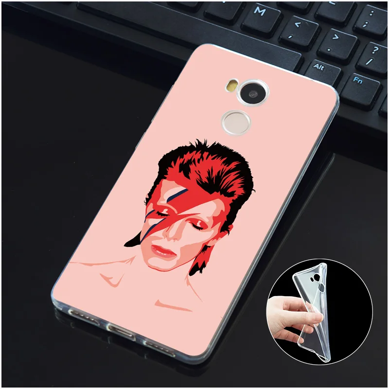 DREAMFOX M450 Давид Боуи Доктор Кто Caja Мягкий силиконовый чехол из ТПУ для Xiaomi Redmi Note 3 4 5