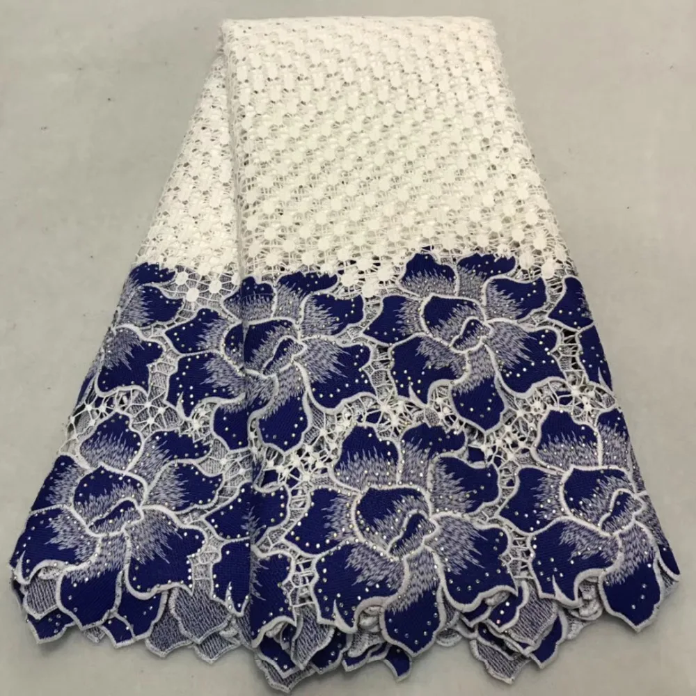 Guipure Cord Nigerian Wedding Dress Water Soluble Lace yellow white High Quality Embroidery African Fabric with Stones | Дом и сад