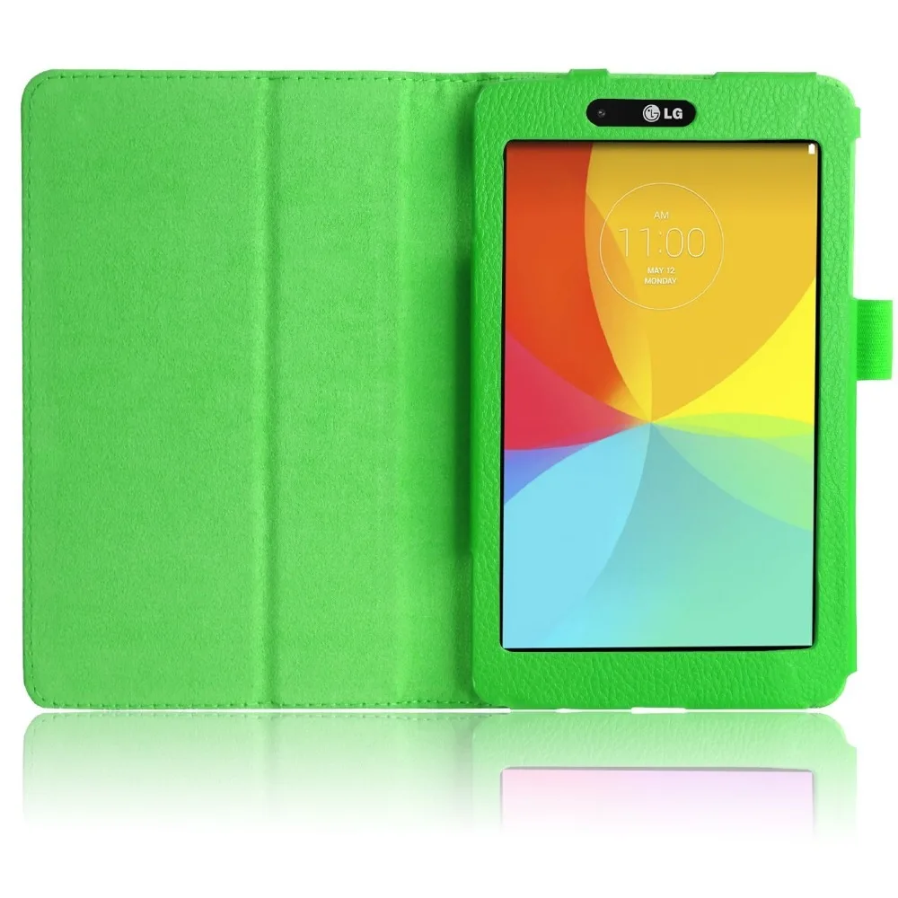 CucKooDo 50 шт./лот Folio PU кожаный чехол смарт для LG G PAD 7 0 V400 Tablet (с умным чехлом Auto Wake /