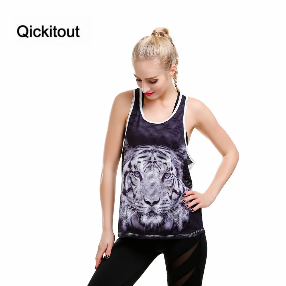 Qickitout жилет сексуальный топ на бретелях женский для фитнеса быстро сохнет в сетку