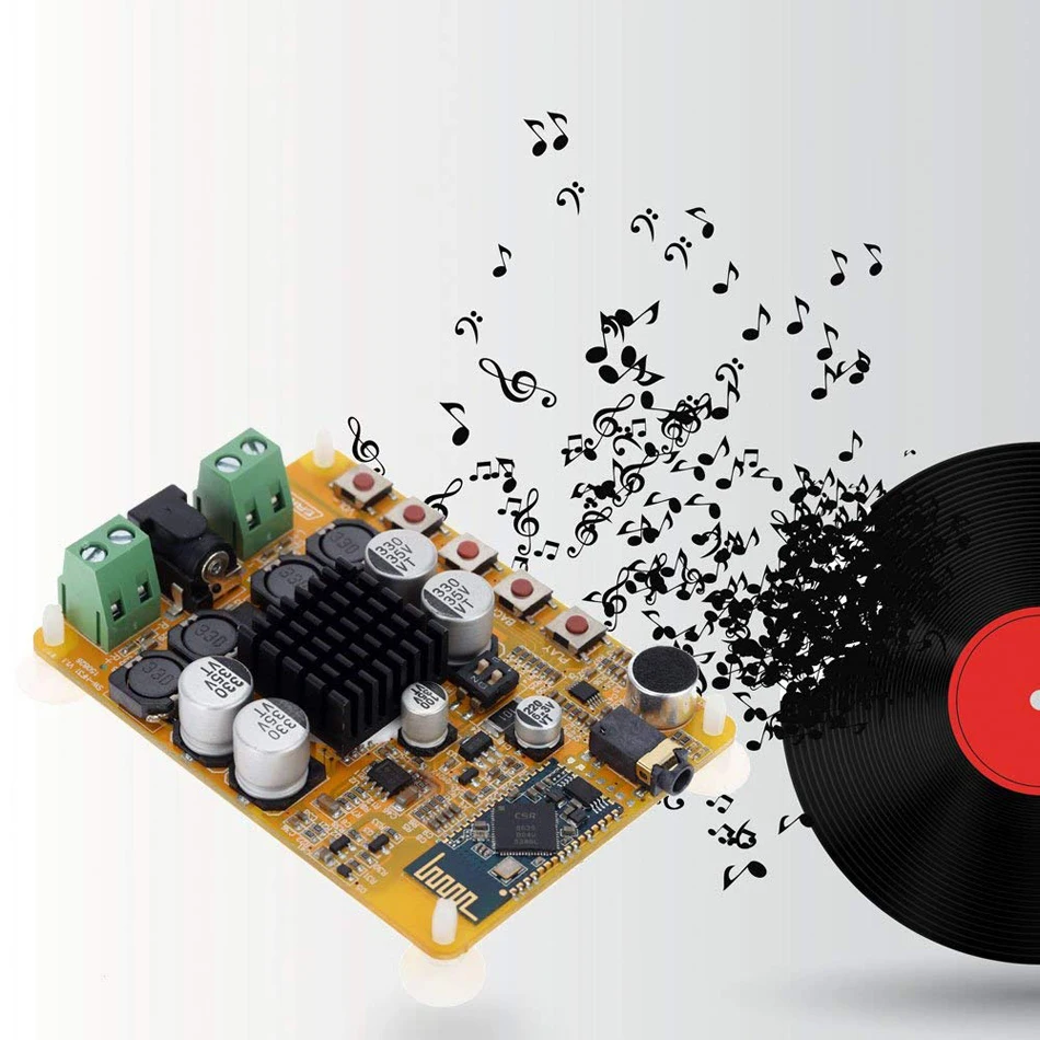 TDA7492 Беспроводной Bluetooth 4 0 2*50 Вт 2 канальный приемник аудио стерео цифровые