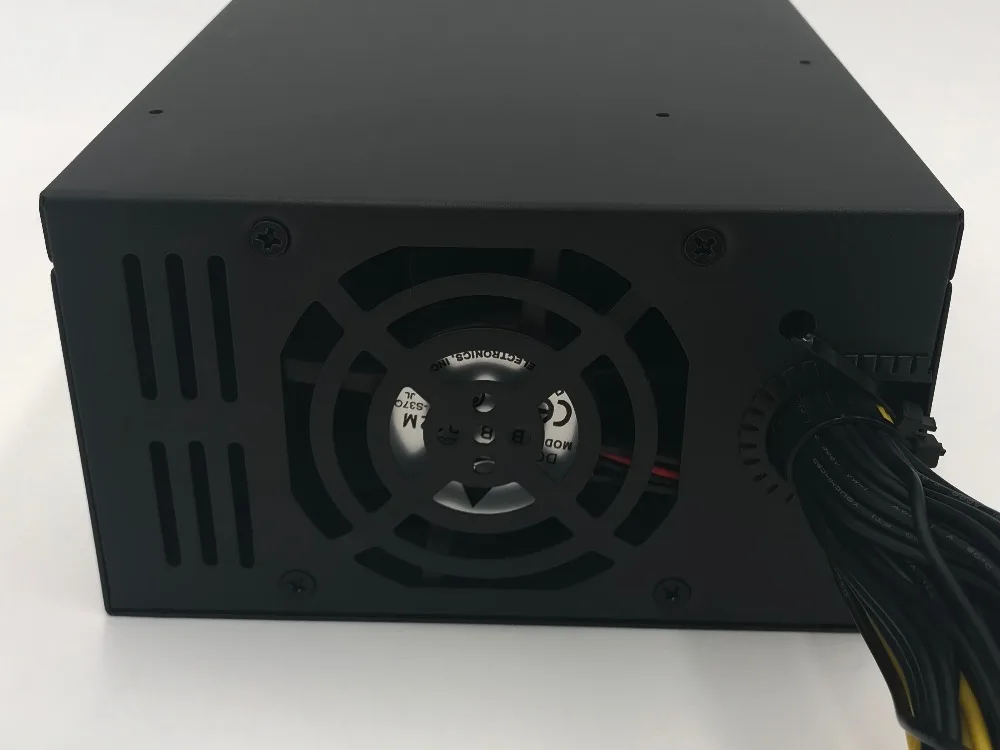Спот! ASIC чип BTC BCH mining machine12V 2000 Вт PSU 6 шт. Серверная горная плата источник питания, работает в то же время 2 ANTMINER D3