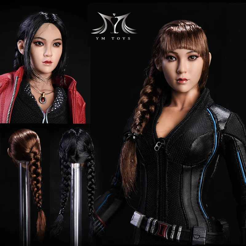 Фигурка YMTOYS на заказ 1/6 азиатская красивая девушка голова Инь для 12 дюймовой