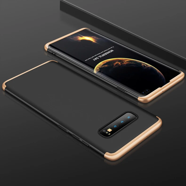 360 чехол с полной защитой для samsung S10 Plus 5G чехол Роскошный Жесткий PC противоударный чехол для samsung Galaxy M10 M20 30 Note 10