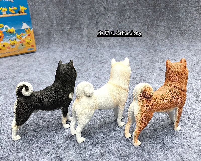 3 шт./лот Японские Аниме фигурки kawaii dog story Akita экшн-фигурки коллекционные модели