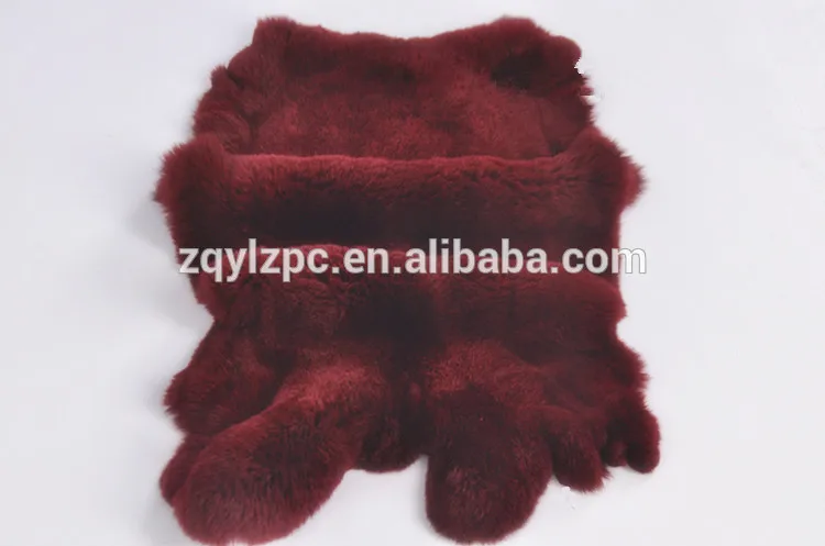 Натуральная окрашенная кожа из меха кролика рекс|rabbit fur skin|fur skinfur rabbit skins |