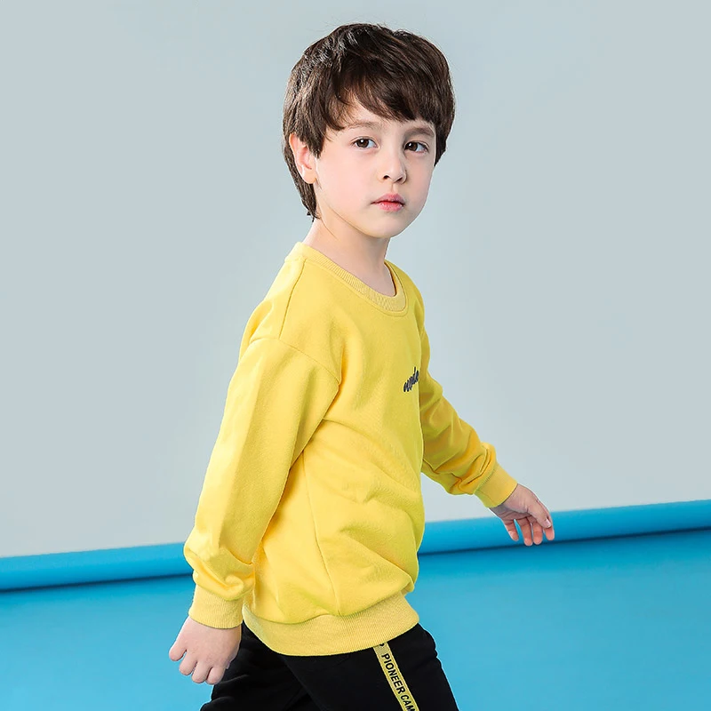 Pioneer kids/толстовки с капюшоном Детские повседневные модные толстовки для