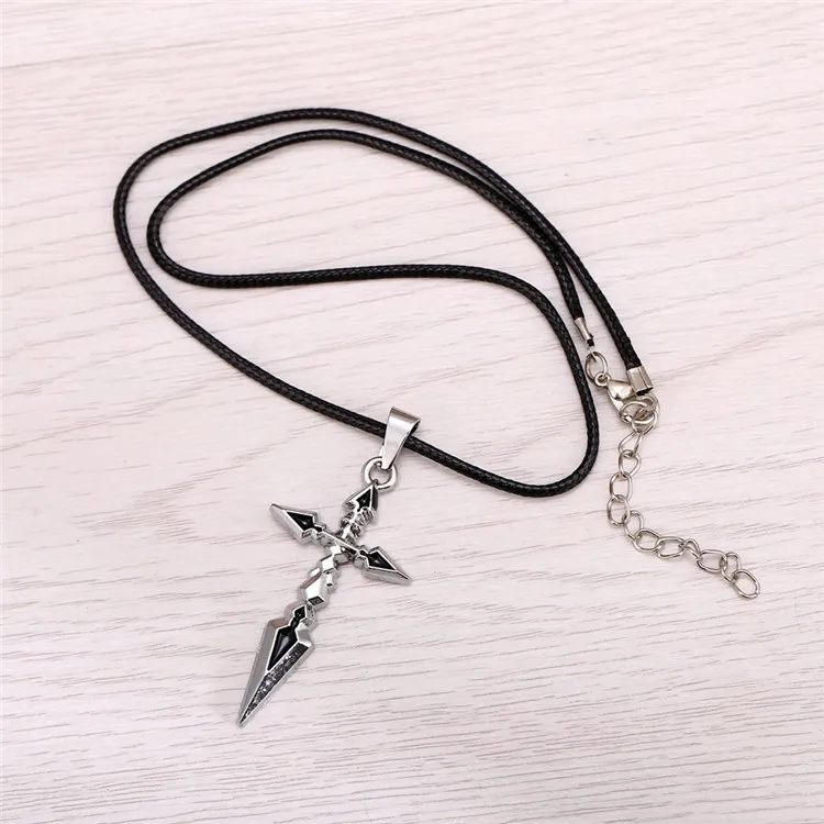 Горячее аниме Fate Zero серебряное металлическое ожерелье крест кулон Косплей