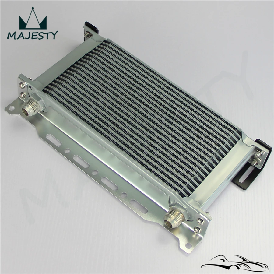 

Aluminum Mocal Type AN10 19 Row Engine Oil cooler W/ 248mm Mounting Bracket Kit