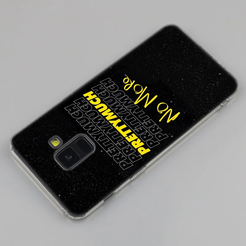 PrettyMuch Band Силиконовый чехол для Samsung Galaxy A50 A30 A10 A40 A6 A8 плюс A20 E A5 A7 2018 2017 2016