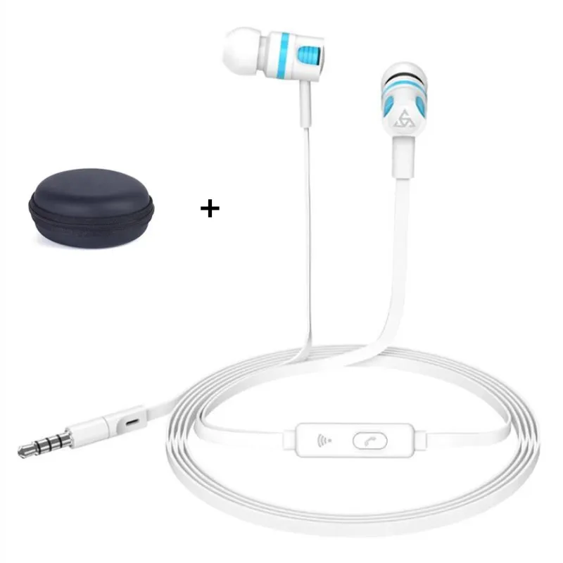 White With Bag GutsyMan наушники-вкладыши красочные гарнитуры Hifi наушники бас проводные наушники для телефона наушники для телефонов fone de ouvido дропшиппинг - Цвет: White With Bag