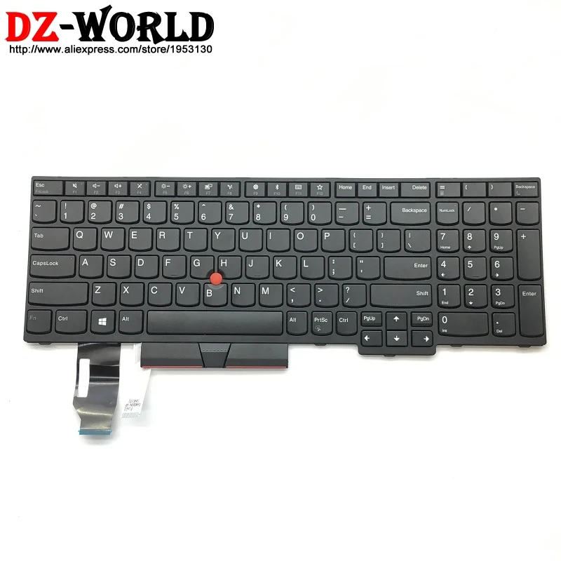 

New Original US English Keyboard For Lenovo Thinkpad E580 E585 E590 E595 T590 P53S L580 L590 P52 P72 P53 P73 Laptop 01YP560