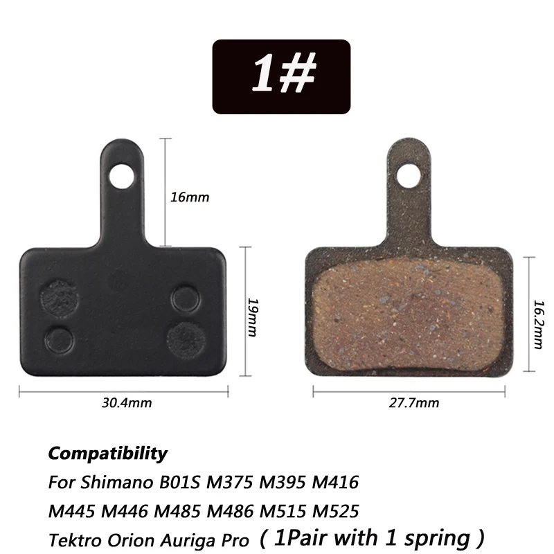 4 пары велосипедных керамических дисковых тормозных колодок для Shimano M375 M395 M416 M445