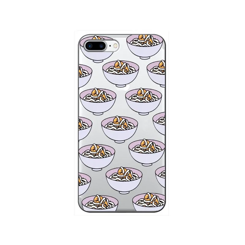 Мягкий ТПУ чехол для iPhone X 8 8Plus 7 XR XS MAX 6 6S 6Plus 5s 11 11PRO SE с изображением смешной Гудетама