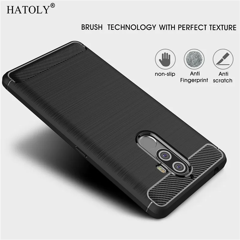 Чехол hatoly Lenovo K8 Note чехол в деловом стиле мягкий силиконовый резиновый для