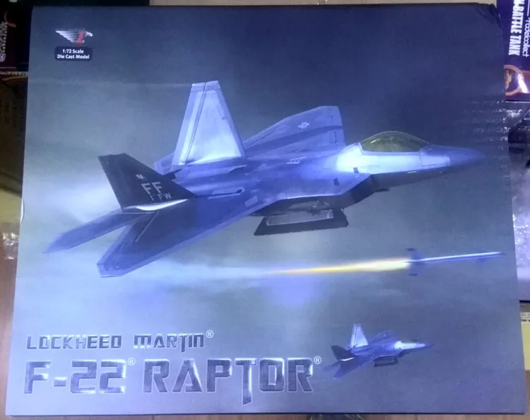 1: 72 F-22 Raptor AF1 ВВС США F22 истребитель моделирование сплава статическая модель для взрослых подарки игрушки коллекция