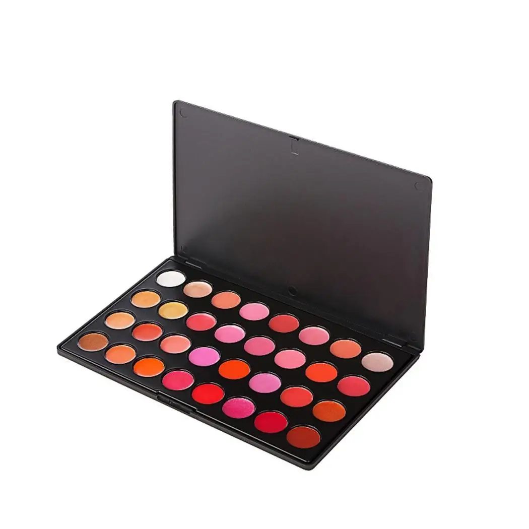 Натуральное матовое стекло с перламутровым эффектом палитра для губ макияж