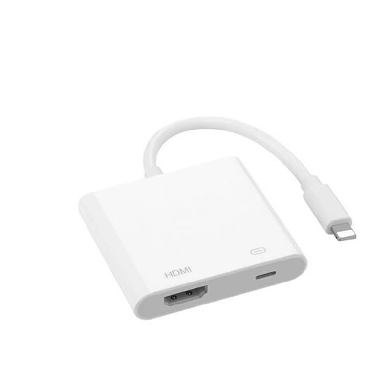 Оптовая продажа 50 шт. адаптер Lightning AV HDMI / HDTV TV цифровой Кабельный для iPhone8 6 6s 7 7plus