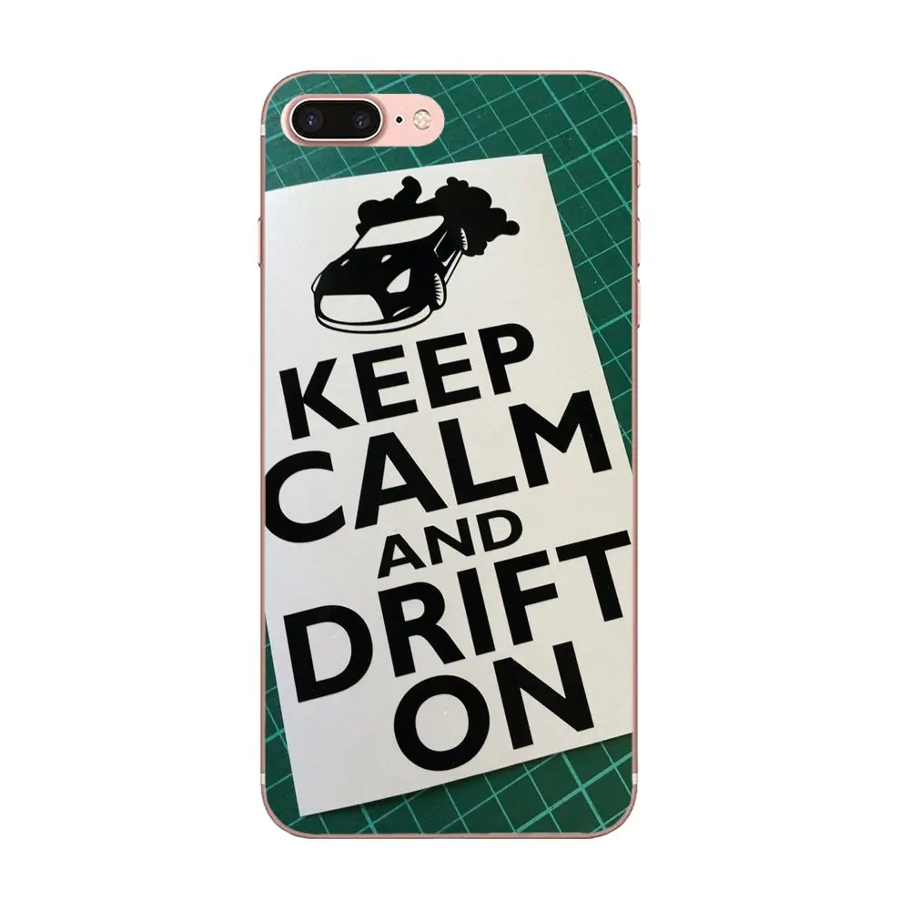 Мягкий резиновый чехол для телефона Keep Calm And Drift On Galaxy Grand Alpha G850 Core2 Prime S2 I9082 A3 A5 A7 On5