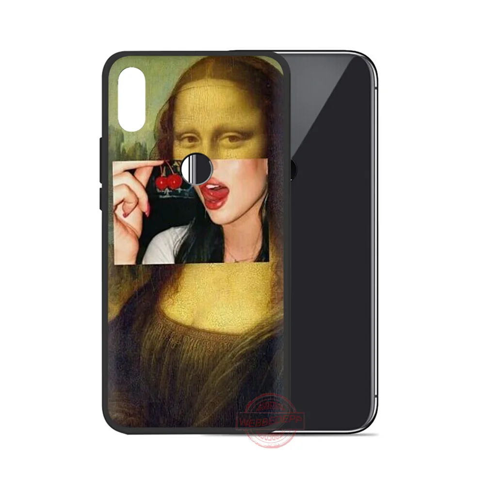 WEBBEDEPP Мона Лиза искусство Дэвид линии Мягкий чехол для Samsung A3 детей 5 6 7 8 9 J6 A10 A20 A30