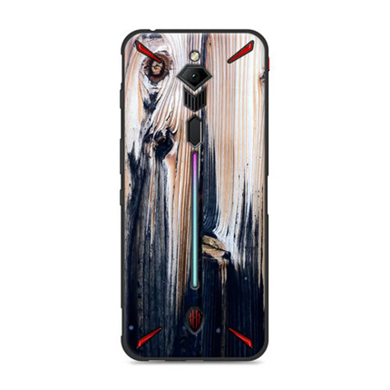 Чехол с принтом под дерево и камень для Nubia Red magic 3, Мягкая силиконовая задняя накладка из ТПУ, чехол для Nubia Redmagic 3, чехол для телефона s shell coque