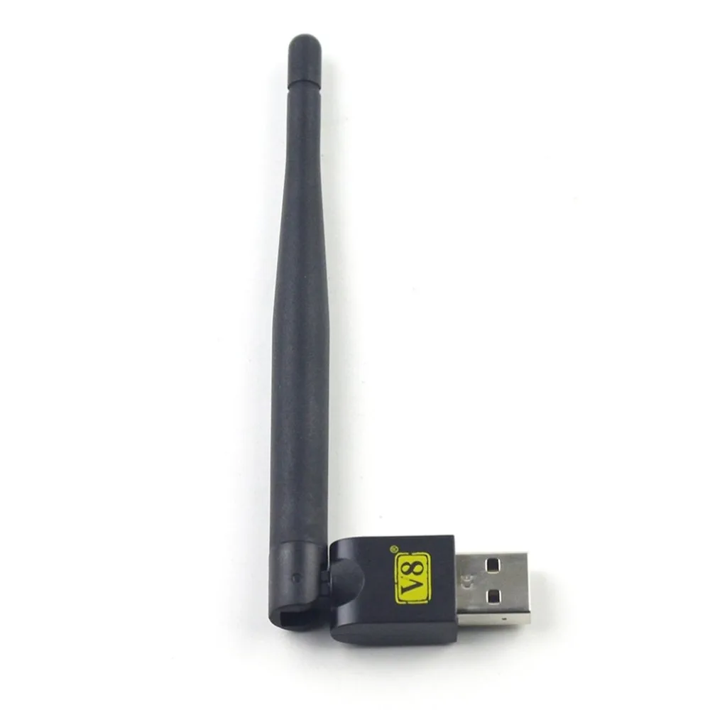 FREESAT тв мини беспроводной USB WiFi адаптер с антенной для V7 серии V8 цифровой спутниковый смарт тв android smart tv box